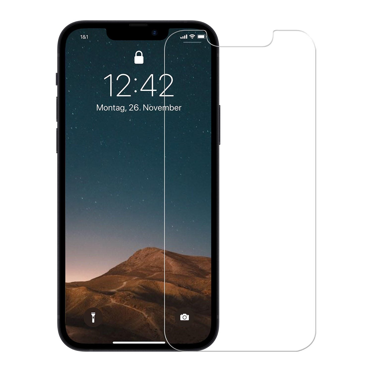 WOODCESSORIES Display-Schutzglas passend für Modell: iPhone 13, iPhone 13 Pro - Apple WOODCESSORIES Display-Schutzglas passend für Modell: iPhone 13, iPhone 13 Pro - Apple